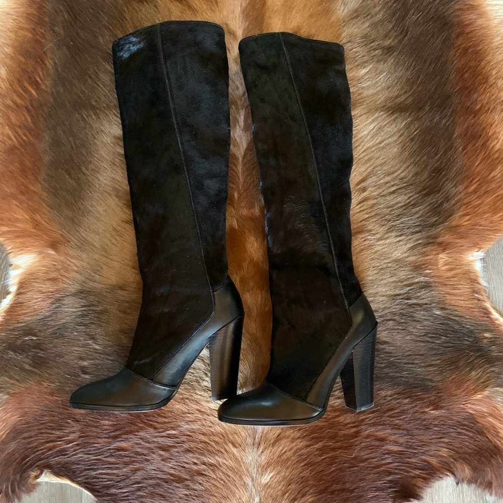 Derek lamb 10 Crosby black knee high boots (never worn)